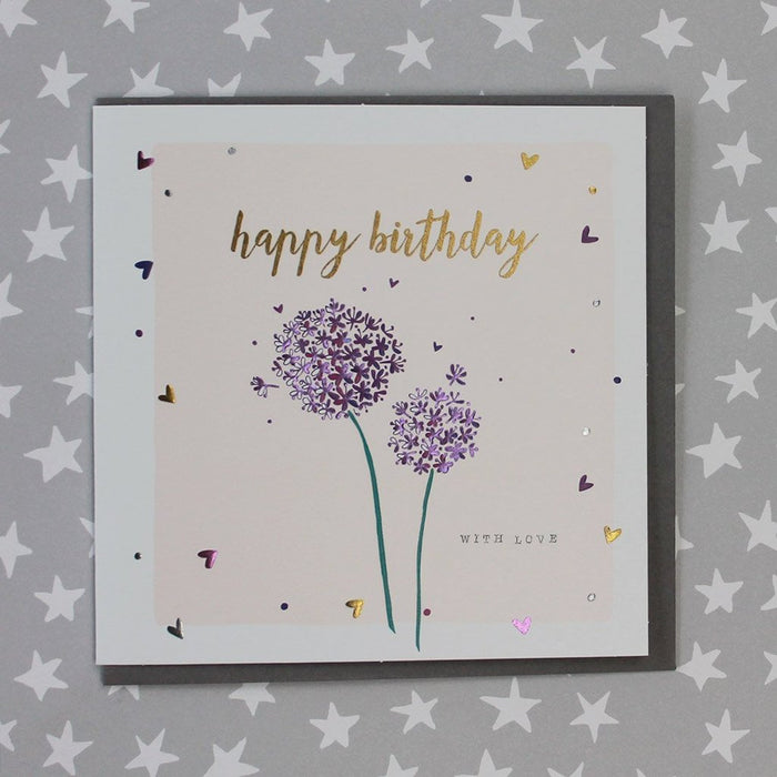 Molly Mae - Alliums Birthday Card