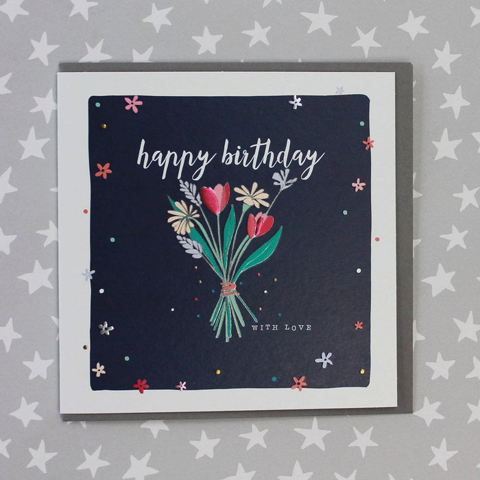 Molly Mae - Happy Birthday Card - Flowers