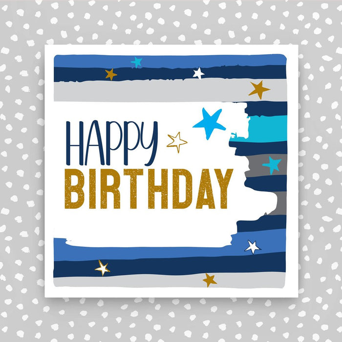 Molly Mae - Happy Birthday Card - Stripes