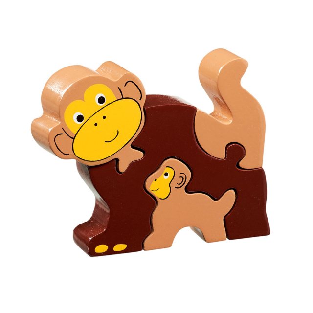 Lanka Kade Wooden Monkey & Baby Jigsaw