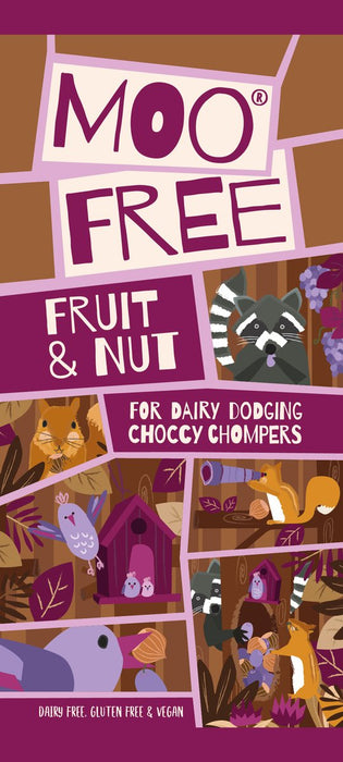 Moo Free Fruit and Nut Milk Chocolate Bar