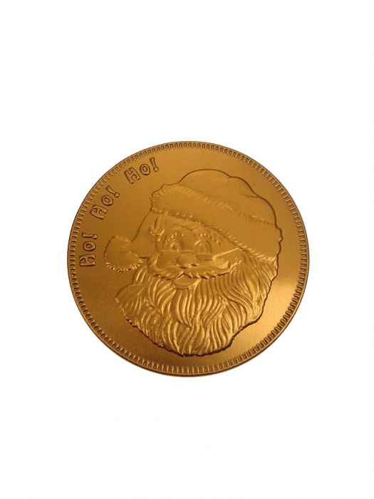 Gold Santa Coin 100mm 58g