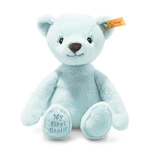 Steiff Soft Cuddly Friends, My First Steiff Teddy Blue 26cm