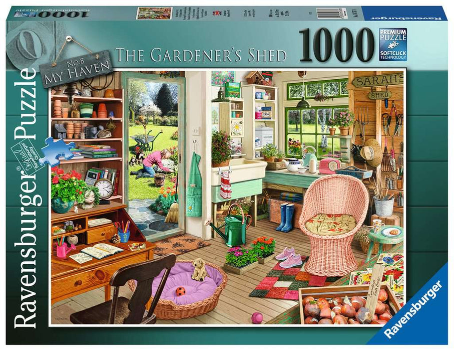 Ravensburger My Haven The Gardeners Shed 1000 Piece Puzzle