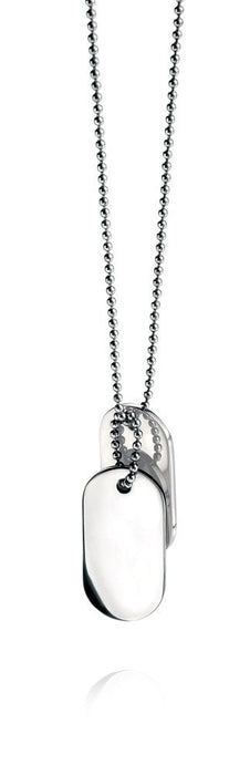 Fred Bennett Double Oval Dog Tag Pendant