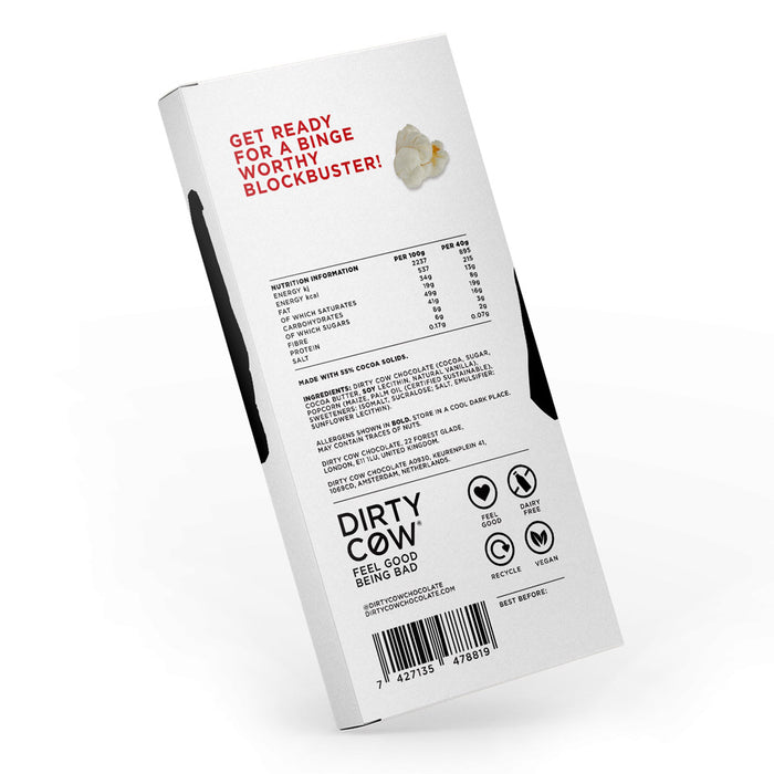 Dirty Cow Dairy Free Chocolate Bar - Netflix and Chill