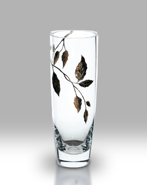 Nobile Glassware Gold Leaf 25cm Vase