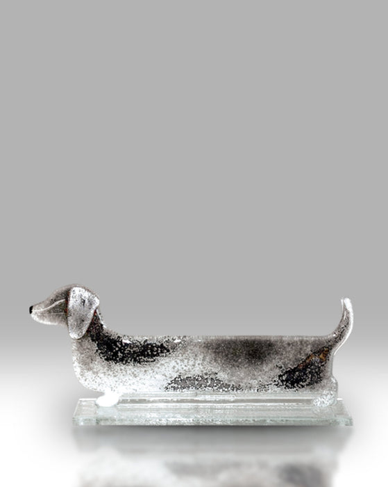 Nobile Glassware Sausage Dog Grey