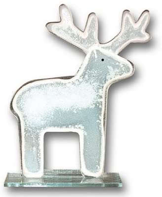Nobile Glassware Small White Reindeer