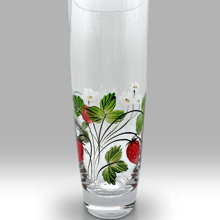Nobile Glassware Strawberry Fields 25cm Vase