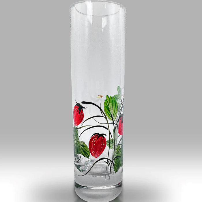 Nobile Glassware Strawberry Fields 19.5cm Bud Vase