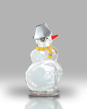 Nobile Glassware Small Snowman with Scarf