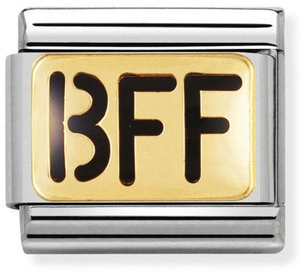 Nomination Classic Gold Writings Life BFF Charm