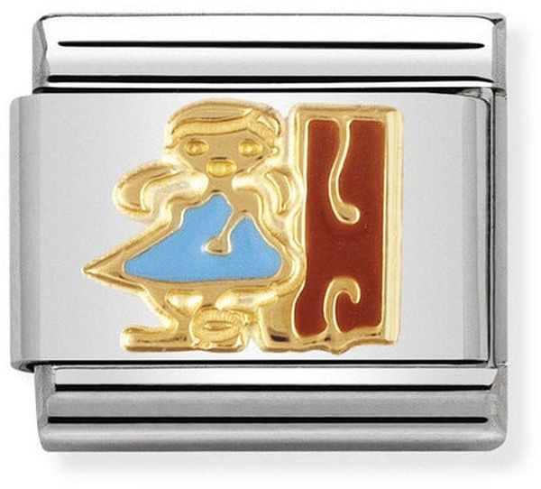 Nomination Classic Gold Symbols Alice In Wonderland Charm