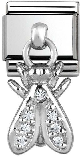 Nomination Classic Silver Charm Fly Drop Charm
