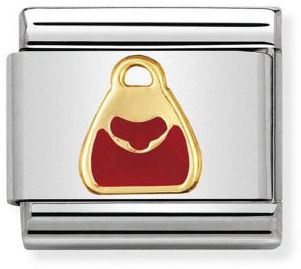 Nomination Classic Gold Daily Life Red Bag Charm