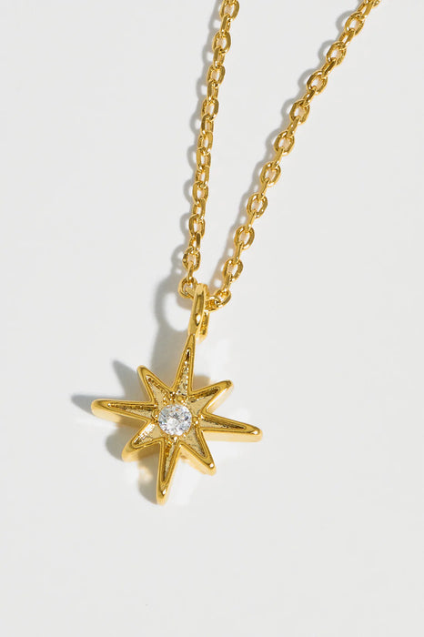 Estella Bartlett Gold Plated North Star Necklace