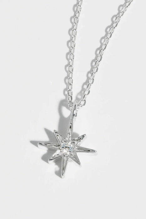 Estella Bartlett Silver Plated North Star Necklace