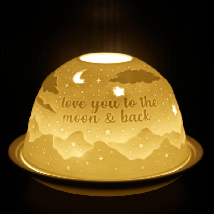 Cello - To the Moon and Back Tealight Dome
