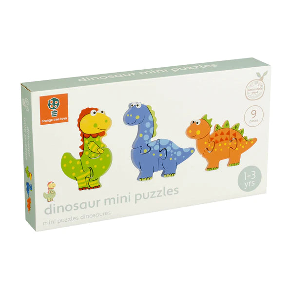 Orange Tree Dinosaur Mini Puzzle Set
