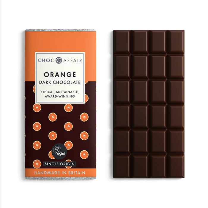 Choc Affair Orange Dark Chocolate Bar