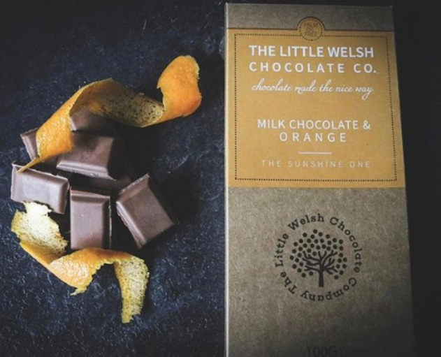 The Little Welsh Chocolate Company Milk Chocolate and Orange