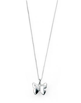 D For Diamond Butterfly Necklace