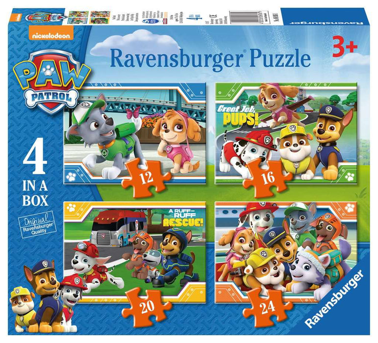 Ravensburger Paw Patrol 4 in a Box Puzzle