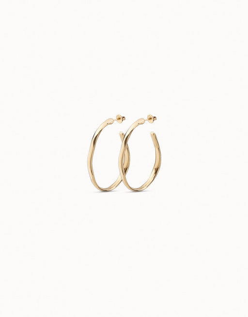 UNOde50 Earrings Hoops Gold
