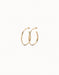 UNOde50 Earrings Hoops Gold