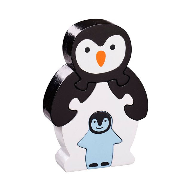Lanka Kade Wooden Penguin & Baby Jigsaw