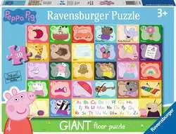 Ravensburger Peppa Pig Alphabet Shaped Floor Puzzle 24pc