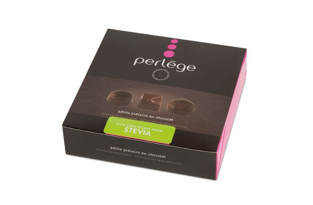 Perlege Box of Belgian Chocolates Sweetened with Stevia