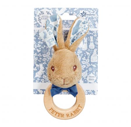 Rainbow Designs Peter Rabbit Signature Ring Rattle — Maple Gifts