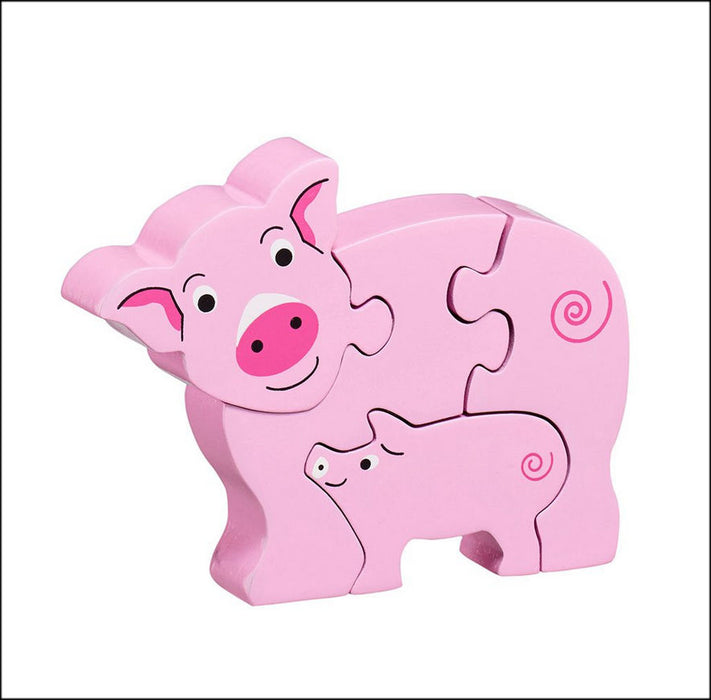 Lanka Kade Wooden Pig & piglet jigsaw