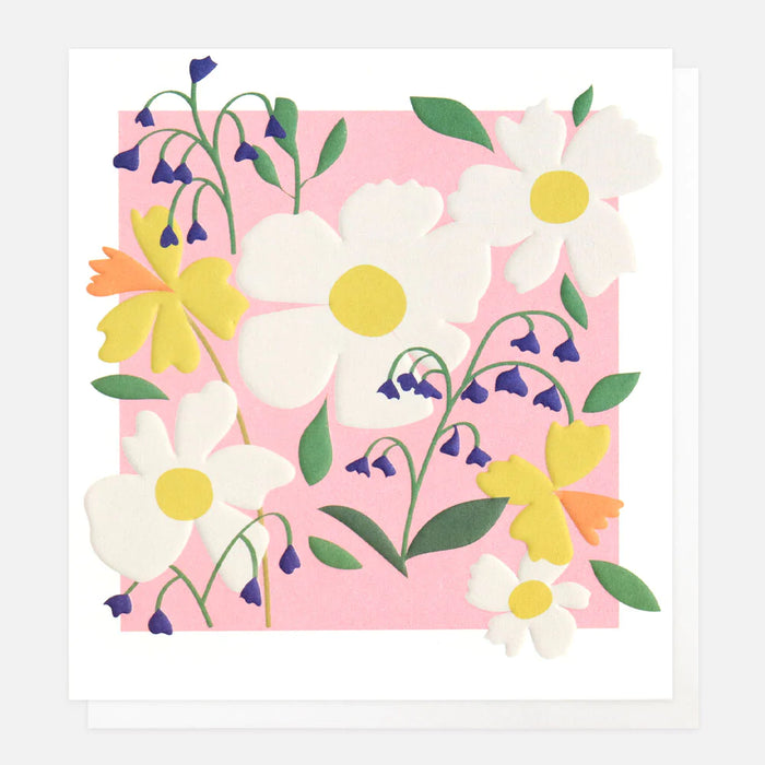 Caroline Gardner Pink Floral Everyday Card