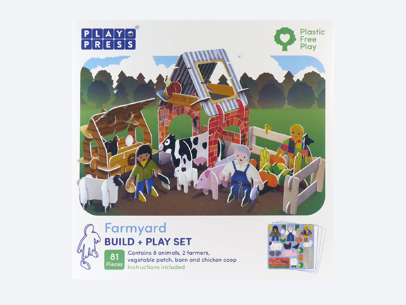 Playpress Farm Build and Play Eco-Friendly Playset
