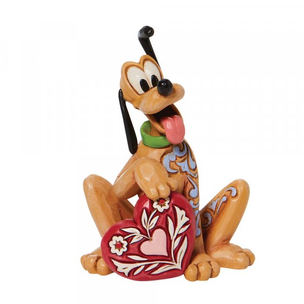 Pluto Heart Mini Figurine