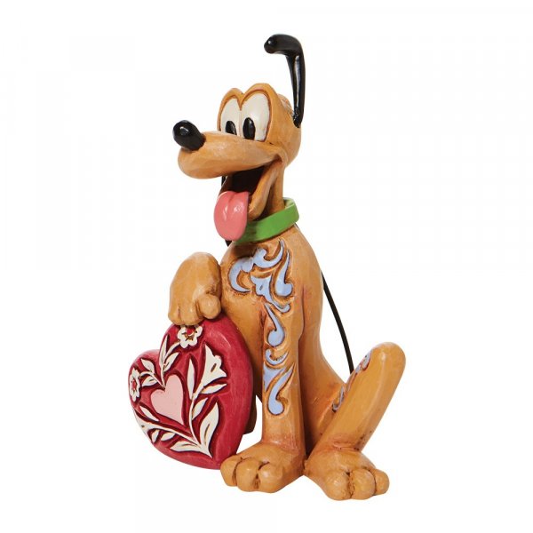 Pluto Heart Mini Figurine