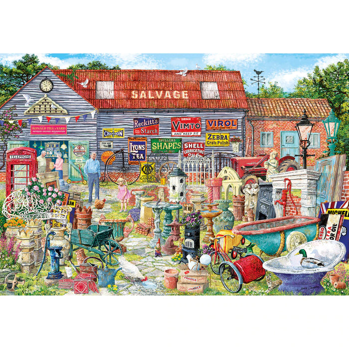 Gibsons Pots and Penny Farthings 2000pc Jigsaw Puzzle