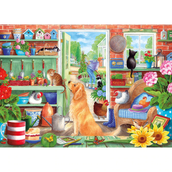 Gibsons The Potting Bench 1000pc Jigsaw Puzzle