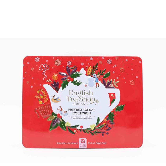English Tea Shop Premium Holiday Collection Red Gift Tin