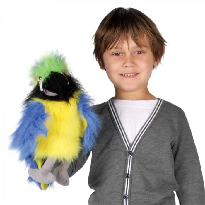 The Puppet Company Baby Birds - Blue & Gold Macaw