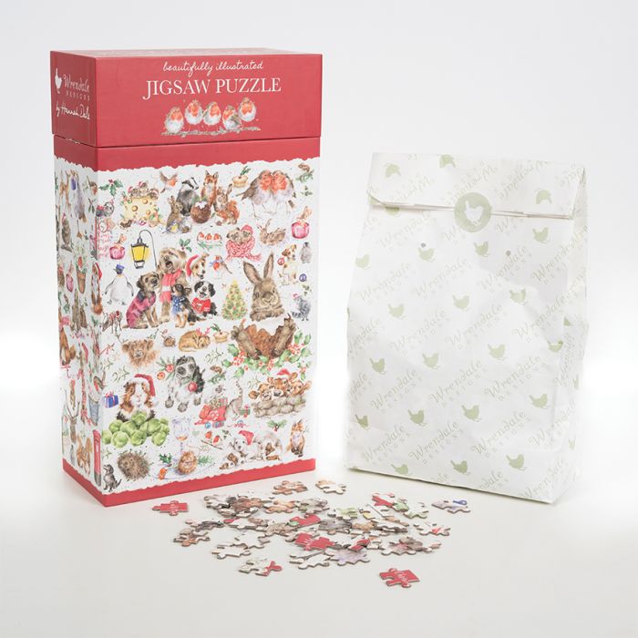 Wrendale Christmas Country Set Jigsaw Puzzle