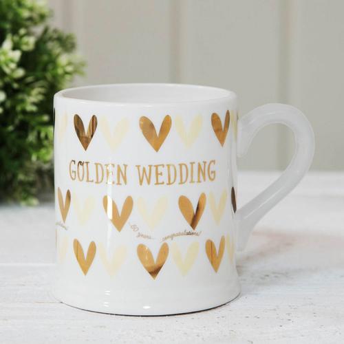 Quicksilver Mug - Golden Wedding Anniversary