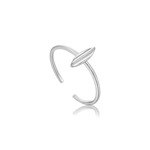 Ania Haie Tropical Lead Adjustable Silver Ring