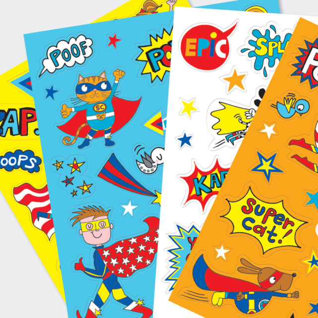 Rachel Ellen Sticker Books – Super hero