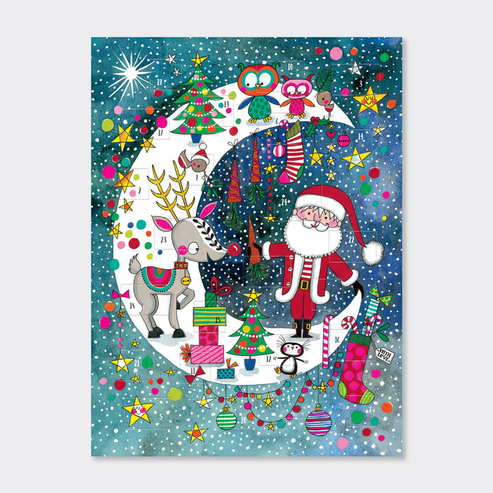Rachel Ellen Advent Calendar - Santa & Rudolph