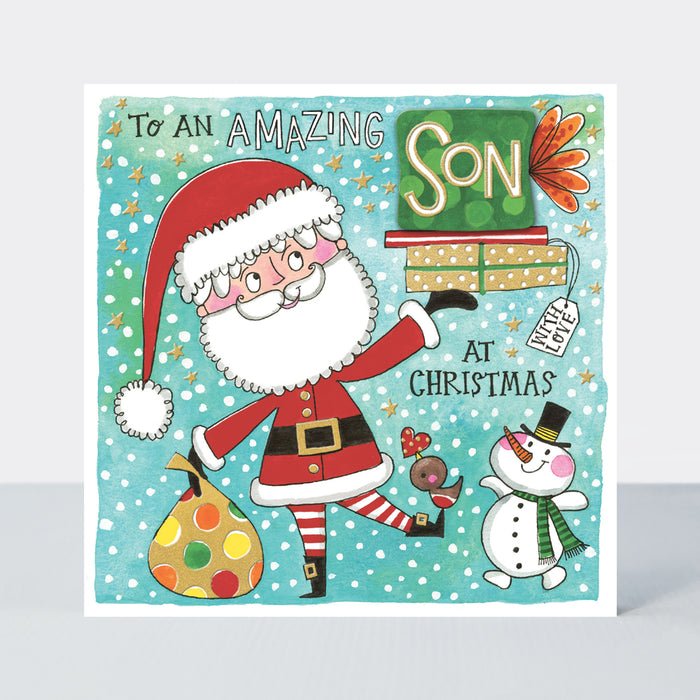 Rachel Ellen Amazing Son Christmas Card - Santa