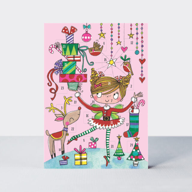 Rachel Ellen Card Advent Calendar - Fairy & Reindeer